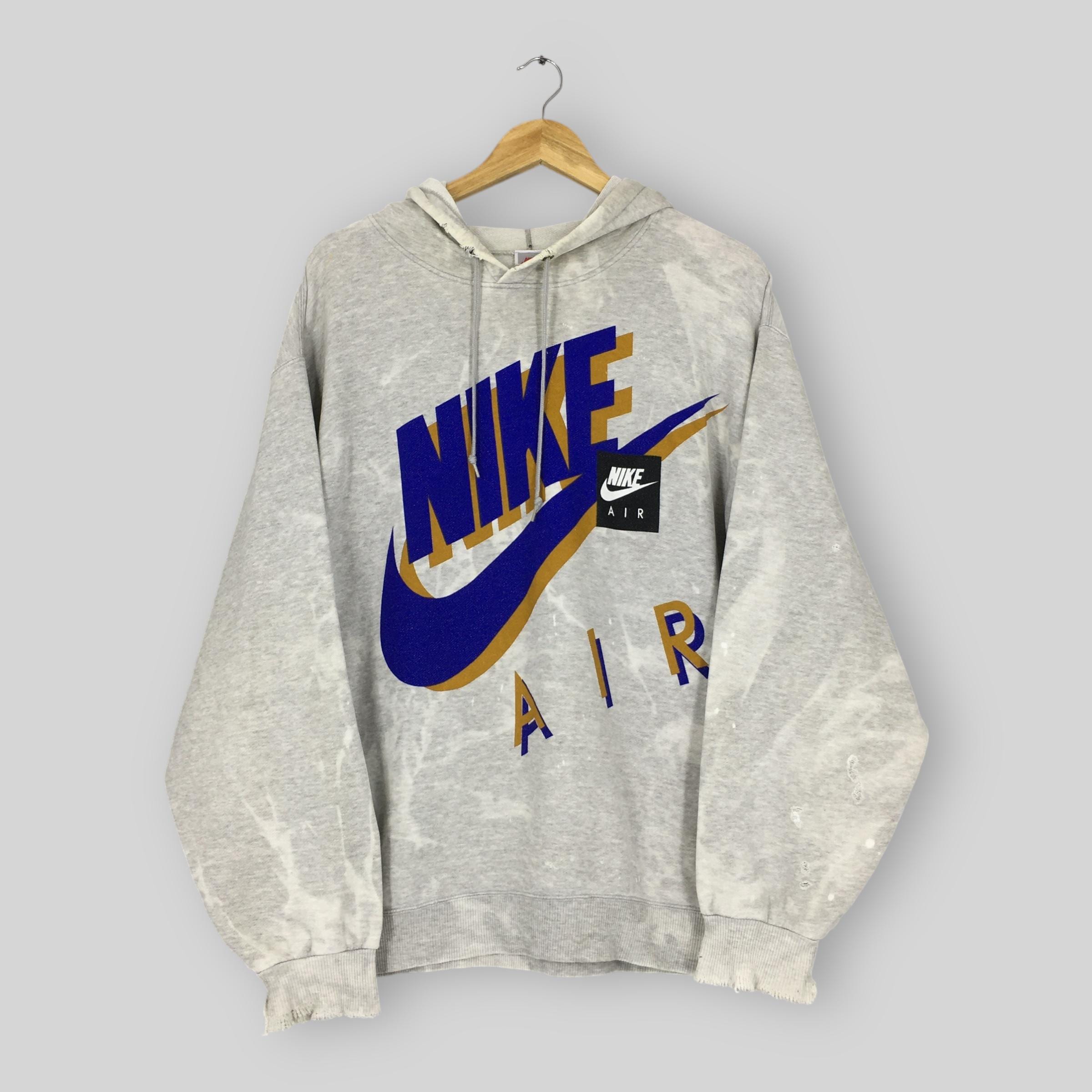 Vintage 1990er Jahre Nike Swoosh Hoodie Sweatshirt XLarge Nike Air