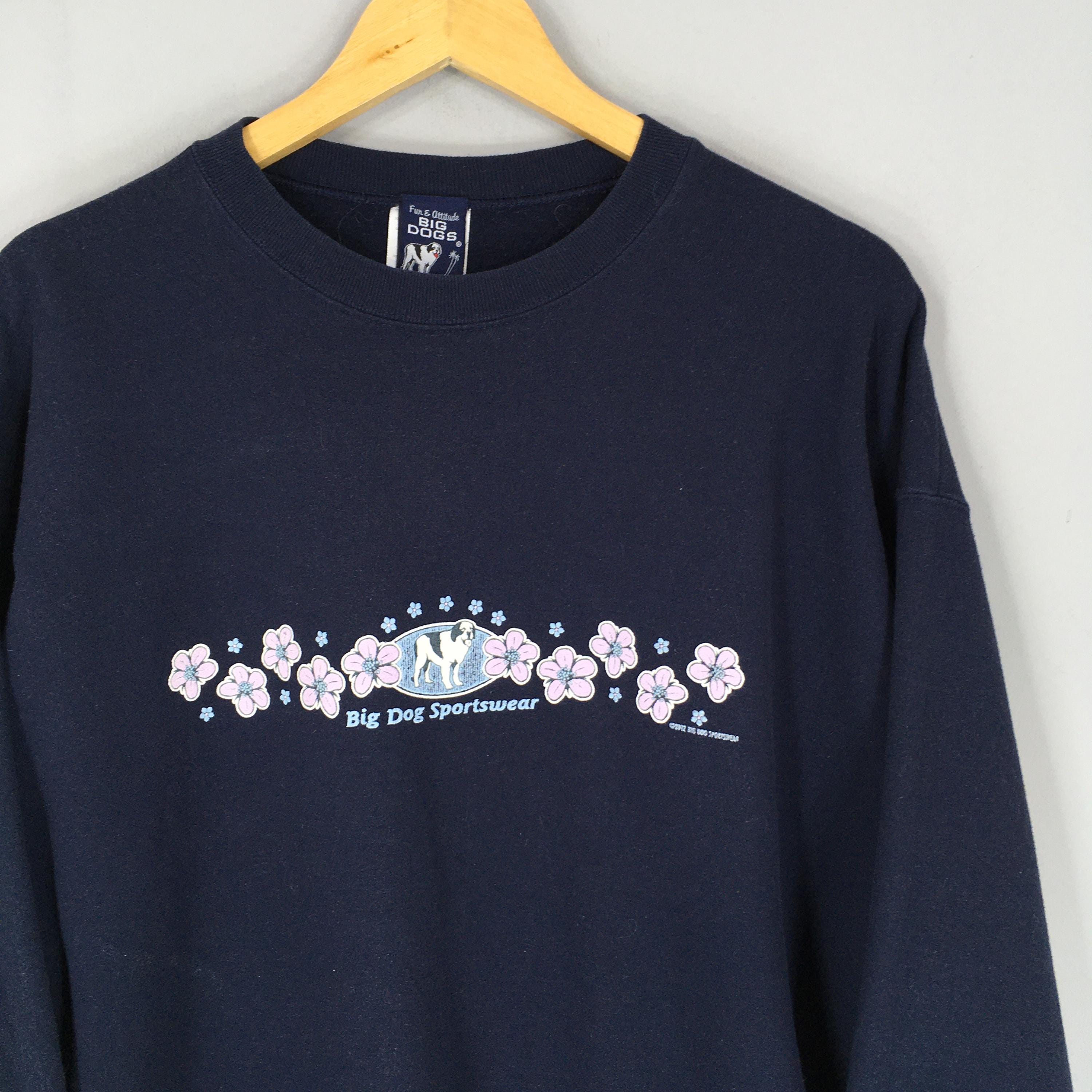 Vintage Big Dogs Sportswear Boxy Sweatshirt Xlarge Big Dogs