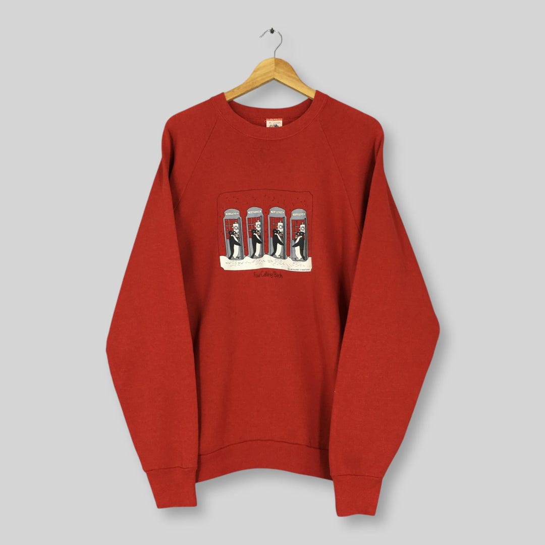 Vintage 90s Art Animal Carousel Creations Sweatshirt Xlarge