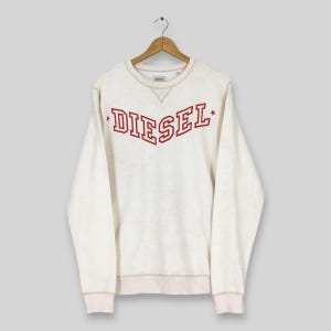 Vintage Diesel Industry Sweatshirt Large Diesel Only The Brave Mohawk Crewneck Diesel Industry Jumper Diesel Spell Out Sweater Size L