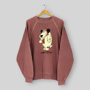 Vintage 90s Hanna Barbera Wacky Races Sweatshirt Large Hanna Barbera Muttley Dog Races Sweater Classic Hanna-Barbera Crewneck Size L