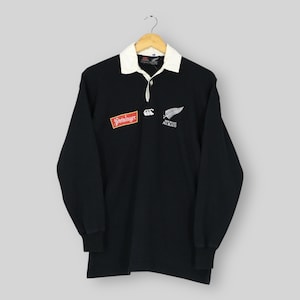 ニュージーランド　オールブラックス Steinlager ラガーシャツ S ニュージーランド オールブラックス Steinlager ラガーシャツ S