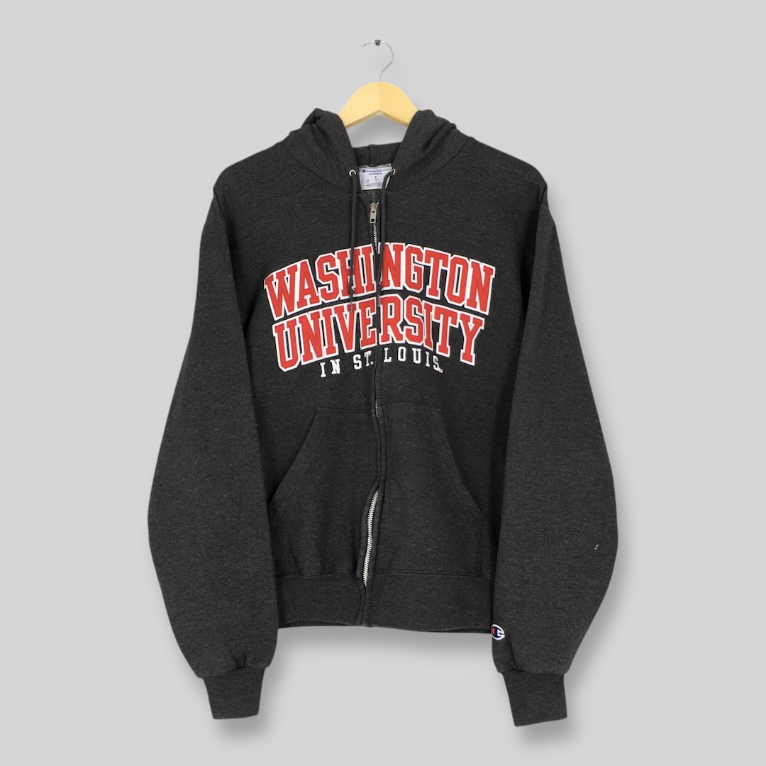 Vintage Washington University Louis Hoodie Sweatshirt Small