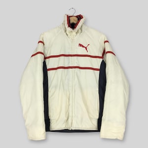 Vintage Puma Zipper Puffer Jacket Small Puma Zip Cold Weather Jacket Puma Sportswear Outdoor Wear Warmer Jacket Size S