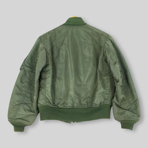 Vintage 90s Alpha Industries Usaf MA-1 Bomber Flight Jacket Small