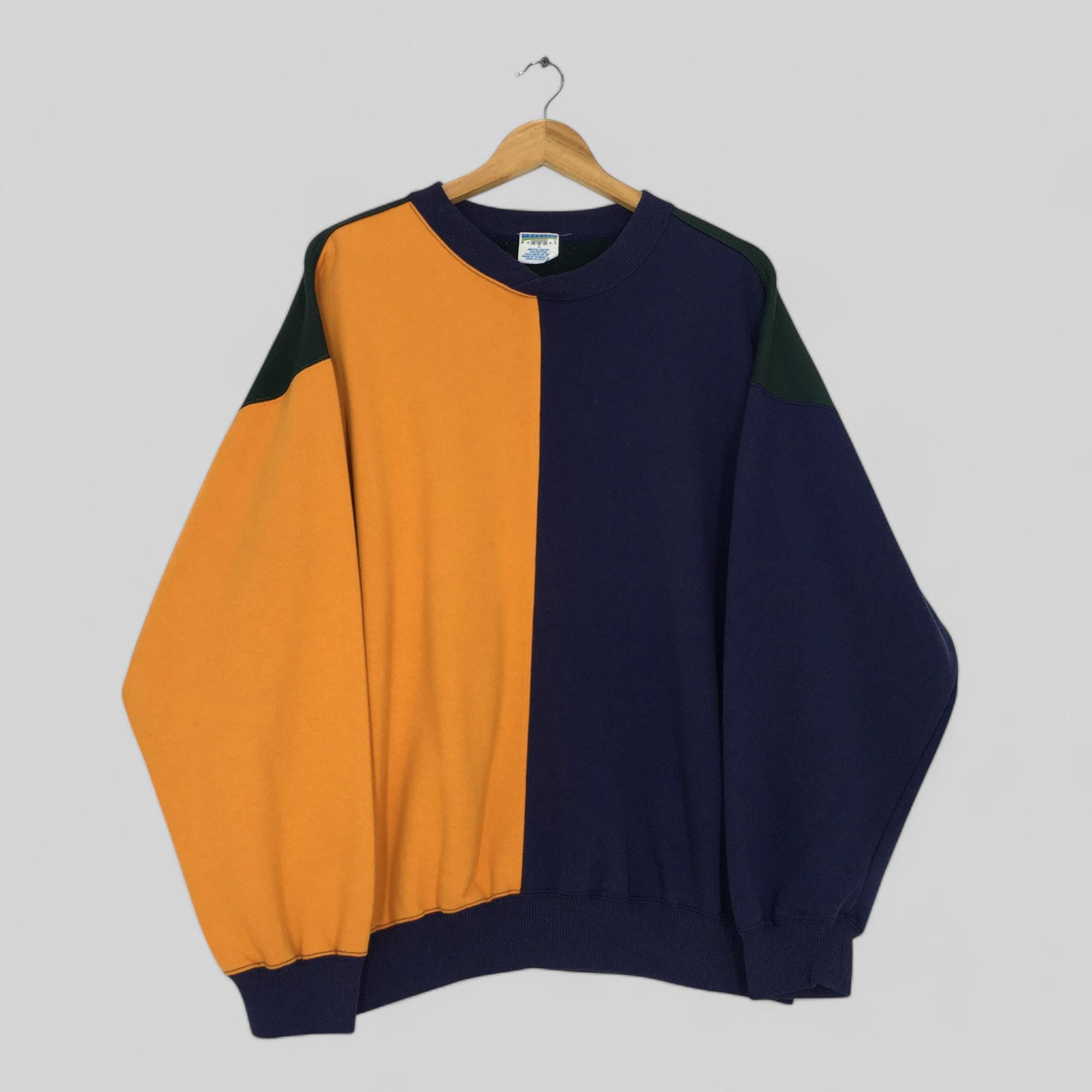 ビンテージ Cheetah mervyns ロング Tシャツ XL USA製 Vintage 90s Mervyns Cheetah XL XXL 54” Orange Pink Stripe
