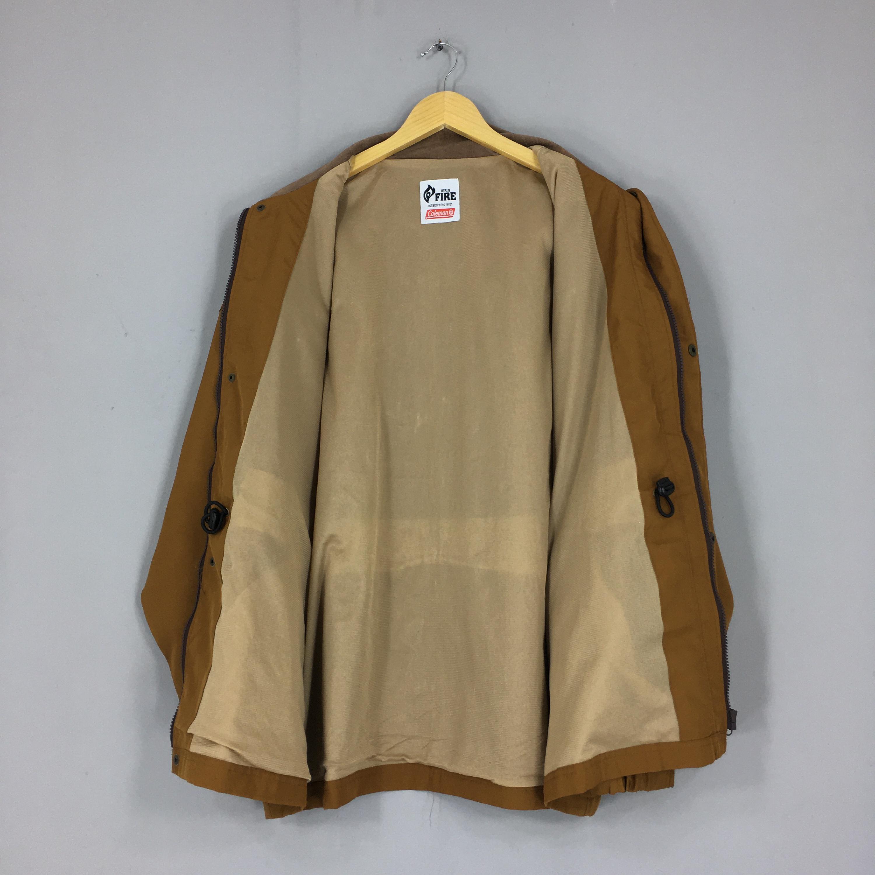 Vintage Kirin Fire Japan X Coleman Outdoor Jacket Xlarge Coleman