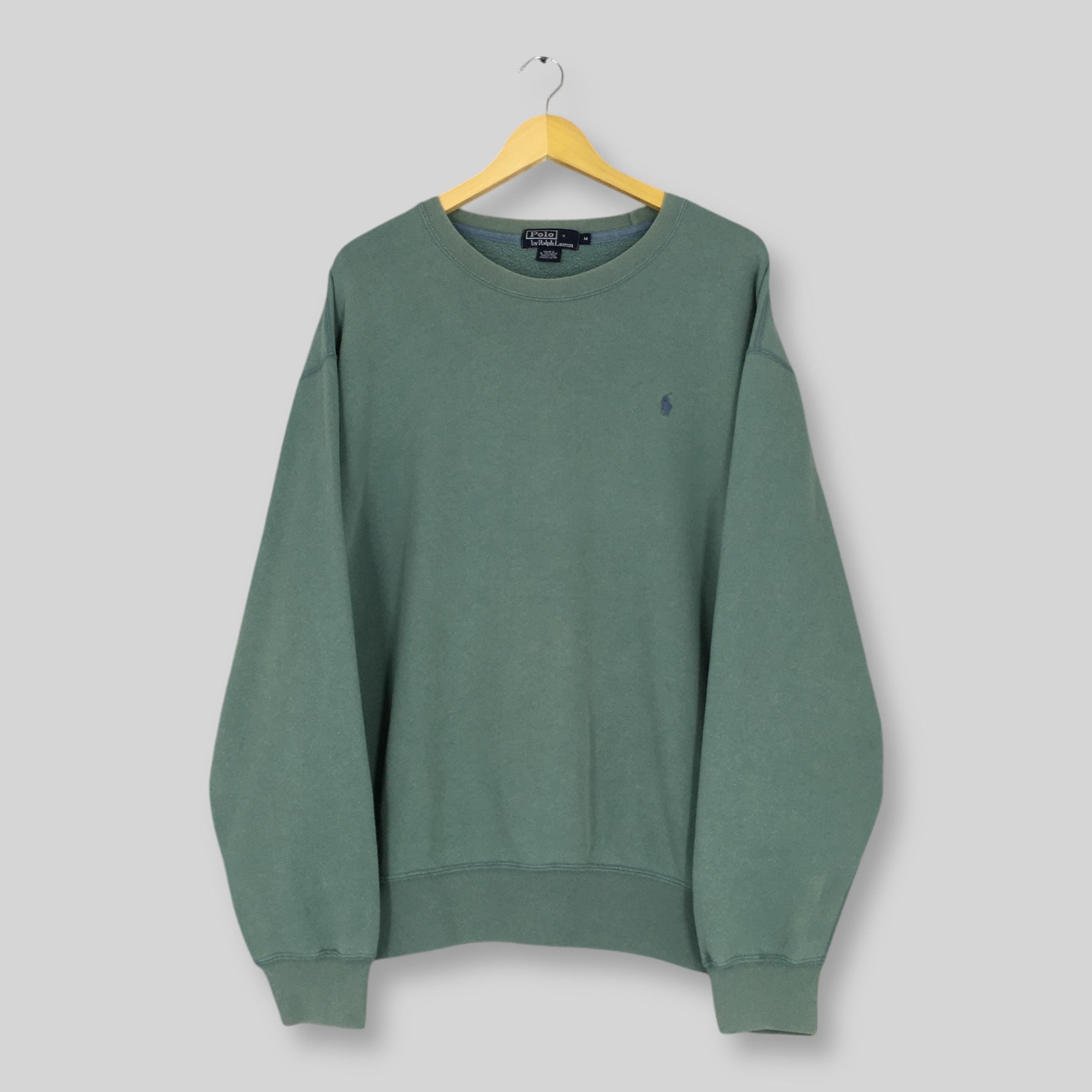 Vintage 90s Polo Ralph Lauren Embroidered Sweatshirt: Boxy