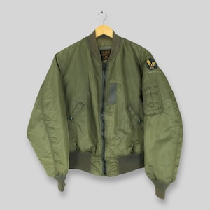 Vtg 90s Alpha Industries MA-1 Usaf Flight Jacket Bomber