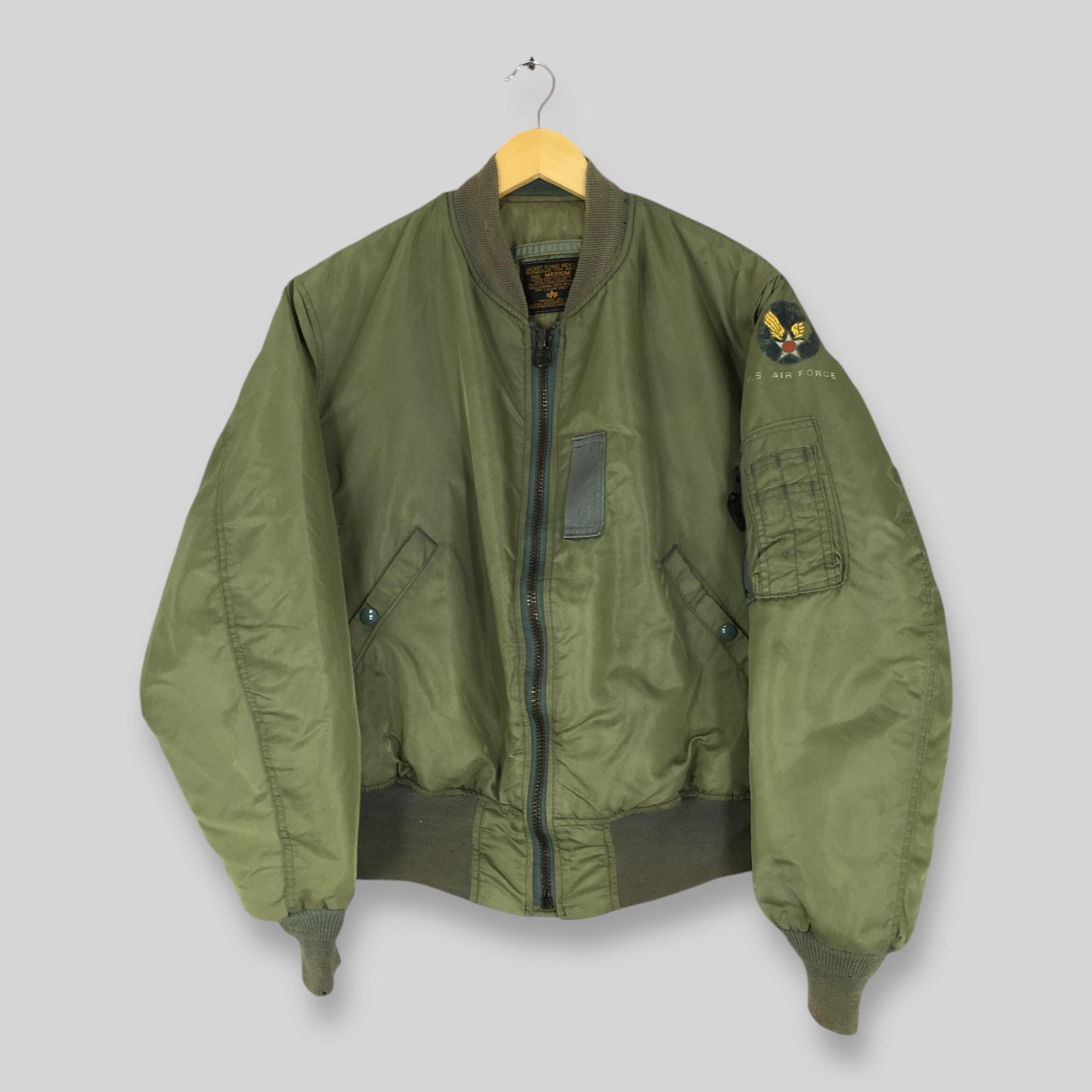 ジャケット・アウター 90s ALPHA INDUSTRIES MA-1 US.AIR FORCE Vintage 90s Alpha Industries Usaf MA-1 Bomber Flight Jacket