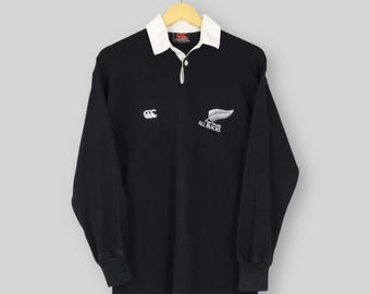 90s Canterbury of New Zealand Rugby Polos Short Sleeve