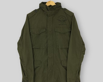 Vintage Avirex Usn Military Jacket Flight Equipment Medium