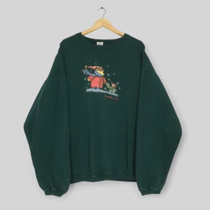 Vintage 90s Winnie The Pooh Green Sweatshirt XXLarge Bundle of Joy Winnie the Pooh Sweater Yellow Pooh Bear Disney Crewneck Size XXL