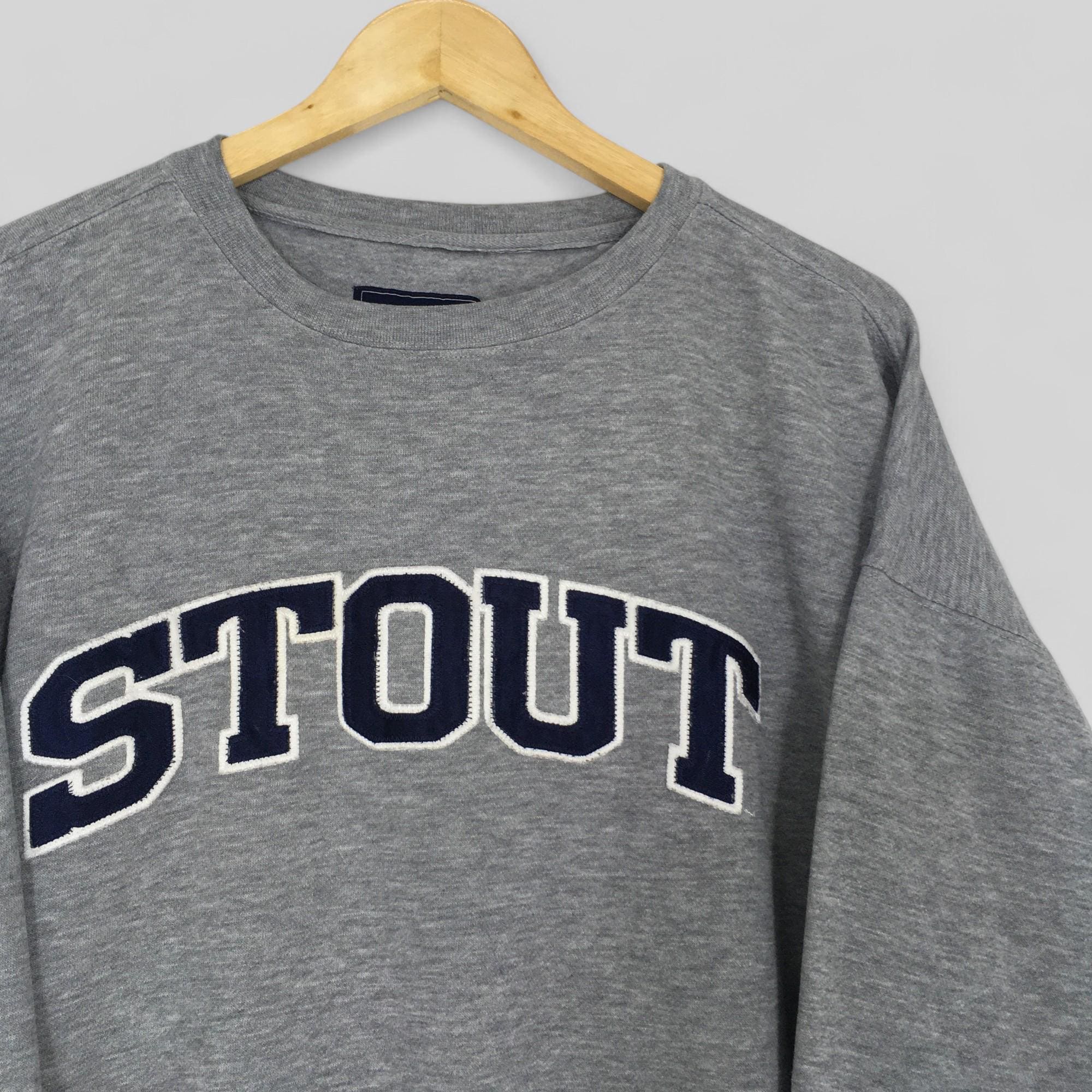 Vintage University of Wisconsin-stout Boxy Sweatshirt Xxlarge