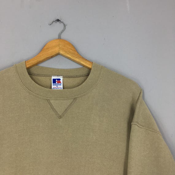 Vintage 90s Russell Athletic Brown Sweatshirt Xlarge Russell