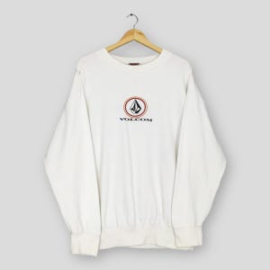 Vintage 90s Volcom Surf Hawaii Sweatshirt Medium Volcom Surf Printed Logo Crewneck Volcom Hawaii Surfer Jumper Volcom Skateboard Sweater M