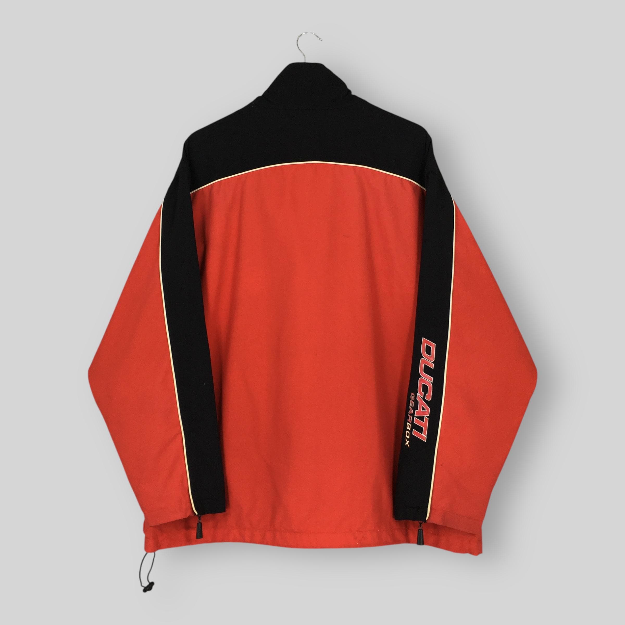 DUCATI バイクジャケット オレンジ／グレー　サイズUSA38 EUR48 DUCATI バイクジャケット オレンジ／グレーサイズUSA38 EUR48