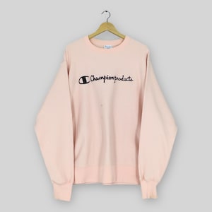 Vintage Champion Reverse Weave Sweatshirt Large Champion Products  Embroidery Spell Out Crewneck Champion Usa Script Logo Sweater Size L