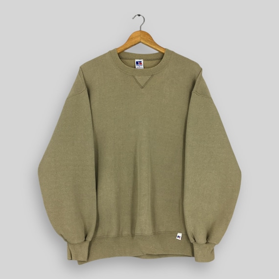 Vintage 90s Russell Athletic Brown Sweatshirt Xlarge Russell
