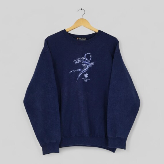 ソルトレイク2002 Vintage 2002 Winter Olympics Salt Lake Sweatshirt Medium XIX