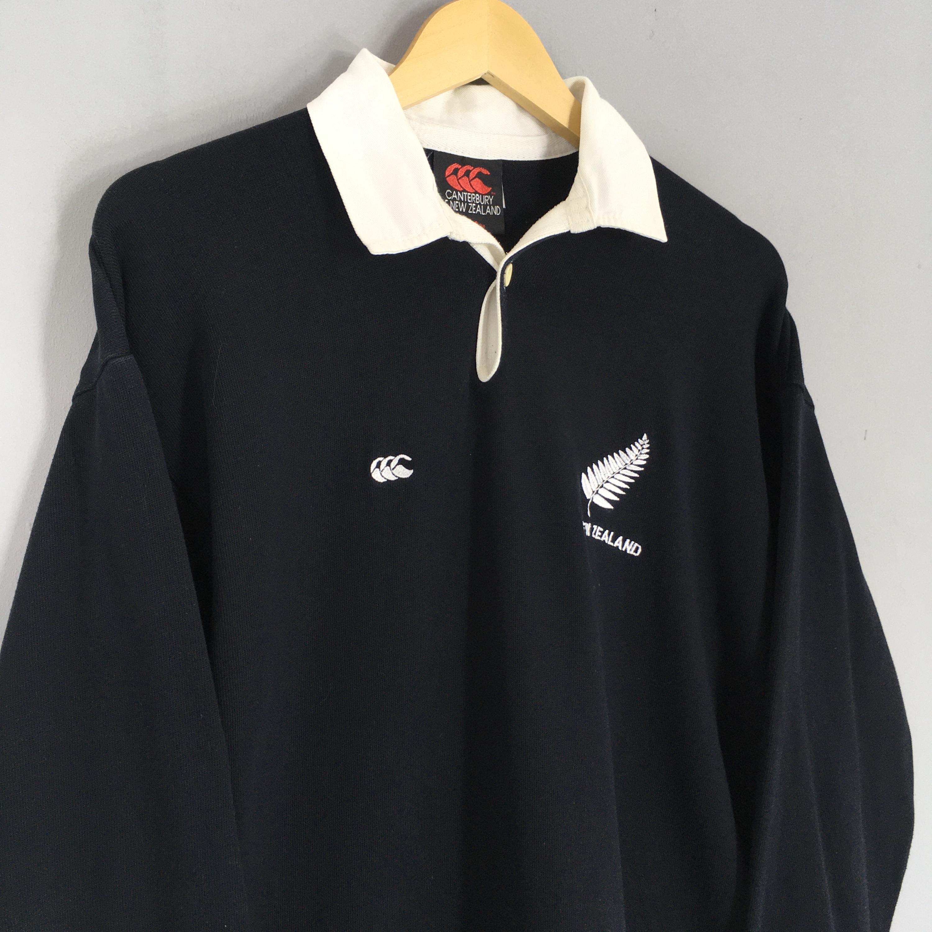 CANTERBURY OF NEW ZEALAND ラガーシャツ 90s 90s ニュージーランド製 CANTERBURYカンタベリー Alpine 刺繍