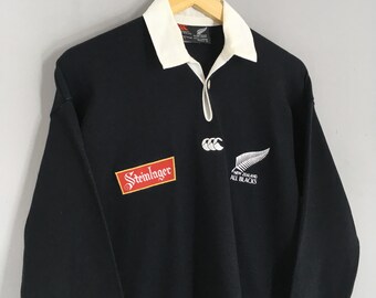 CANTERBURY OF NEW ZEALAND ラガーシャツ 90s 90s ニュージーランド製 CANTERBURYカンタベリー Alpine 刺繍