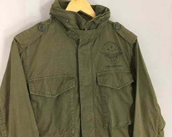 ジャケット・アウター 90s military jacket 90s Vintage US Army CVC Crewman Tanker Jacket - Large