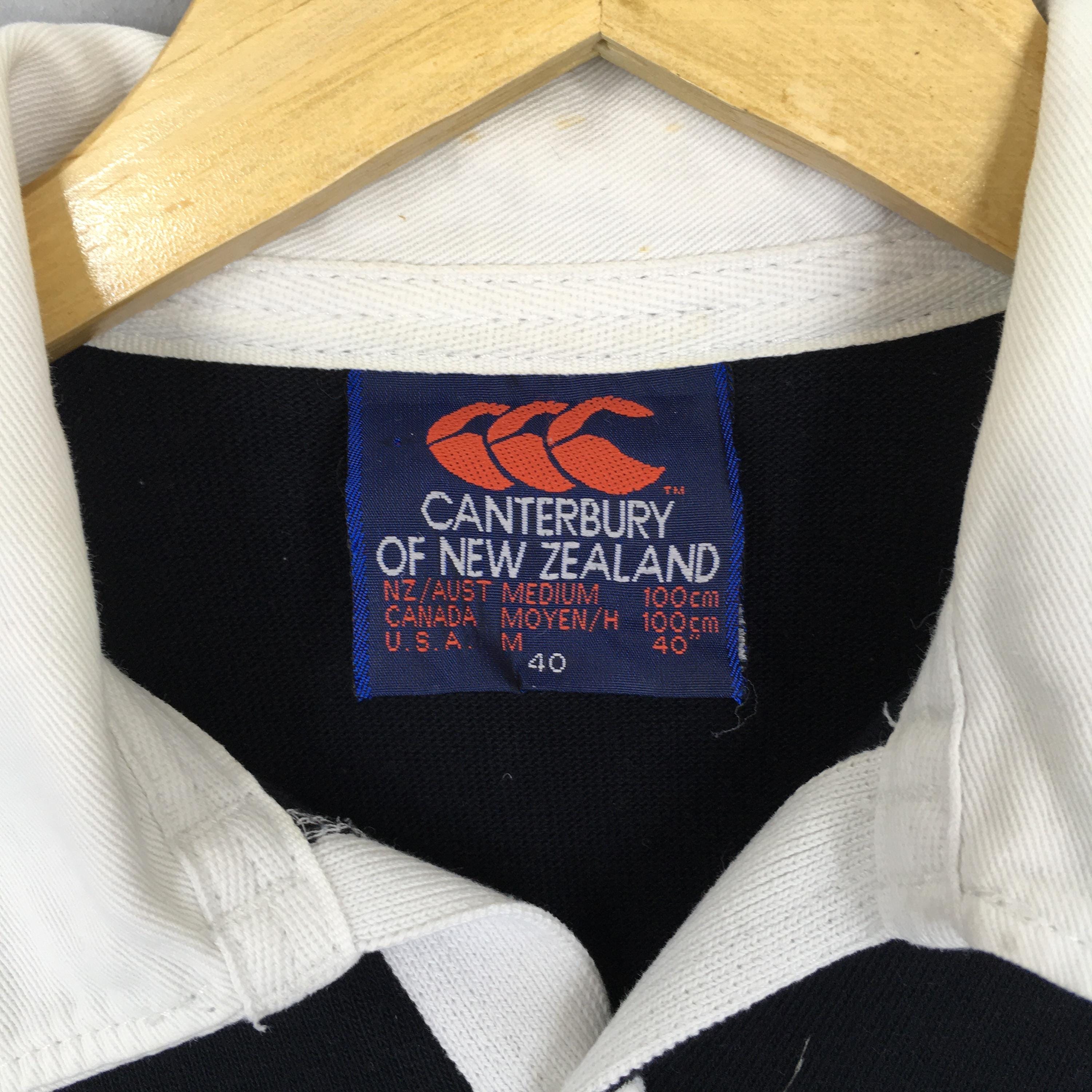 Vintage 90s Canterbury of New Zealand All Blacks Rugby Shirt
