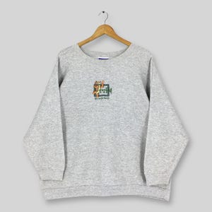 Vintage 90s Winnie The Pooh &quot;Tigger&quot; Sweatshirt XLarge Disney Tigger Embroidered Graphics Sweater Walt Disney Pooh Tigger Crewneck Size XL