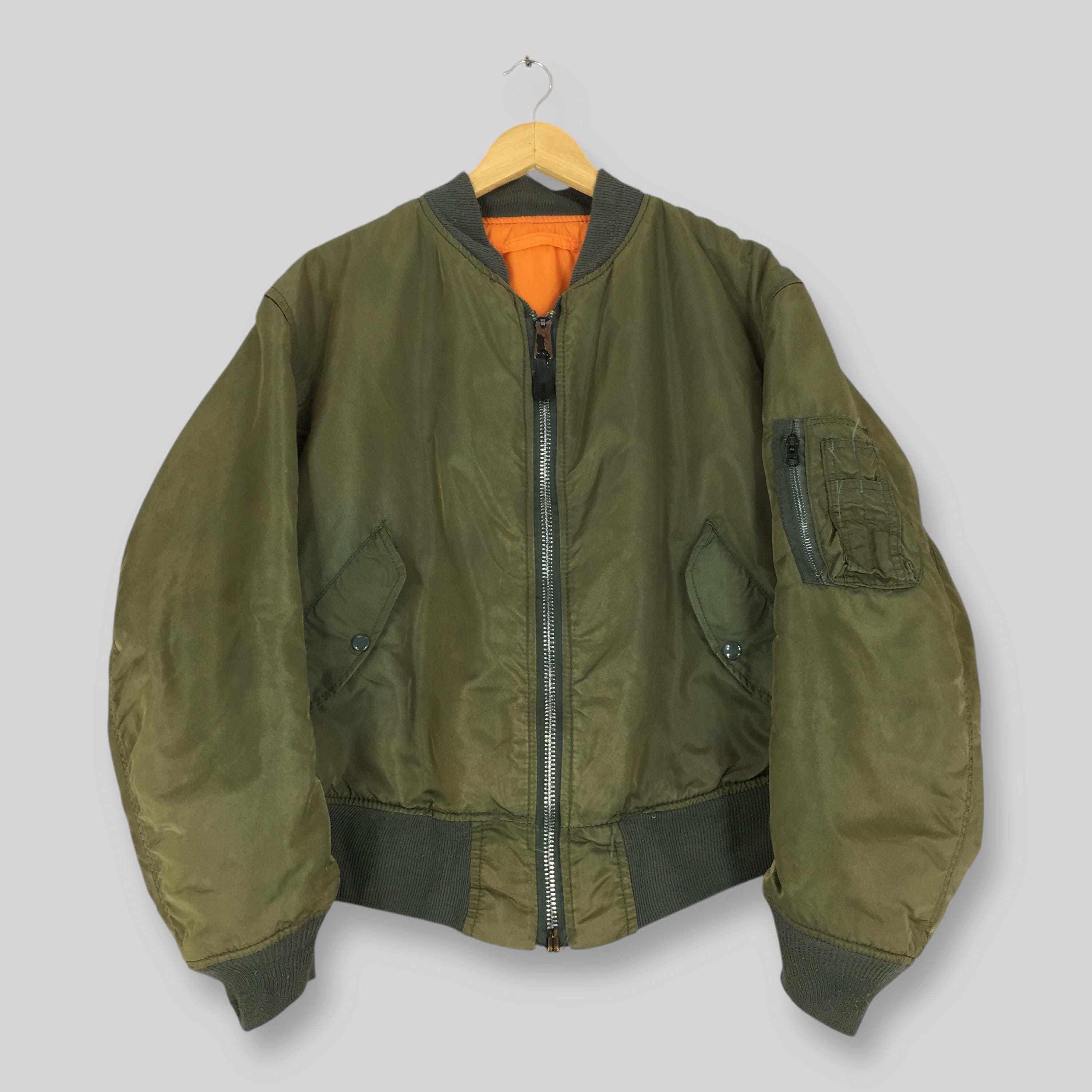 ジャケット・アウター 90s ALPHA INDUSTRIES MA-1 US.AIR FORCE 90s Alpha Industries Ma1 Flyer Two-sided Bomber Jacket | eBay