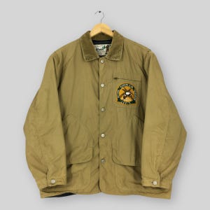 Vintage 90s Levi&#39;s Alaska Duck Canvas Jacket Medium Levis Strauss & Co. Hunting Jacket Levis Lined Blanket Chore Field Coat Size M