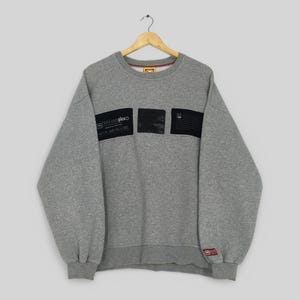 Vintage Y2K Ecko Function Sweatshirt XLarge Ecko Unlimited Hip Hop Crewneck Ecko 72 Gray Black Sweater Marc Ecko Boxy Jumper Size XL