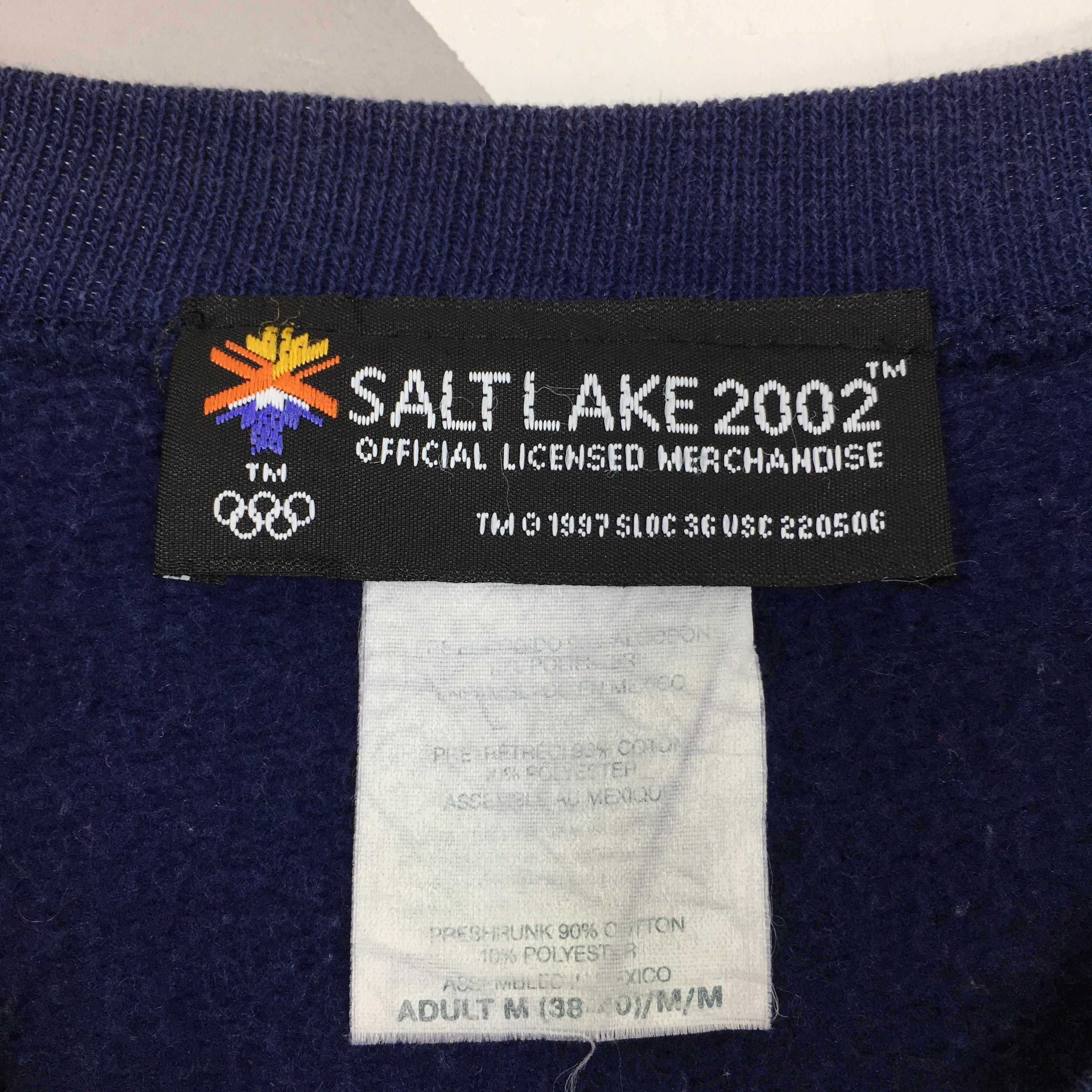 ソルトレイク2002 Vintage 2002 Winter Olympics Salt Lake Sweatshirt Medium XIX
