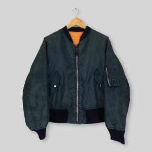 Vintage 90s Alpha Industries MA-1 Military Flight Jacket