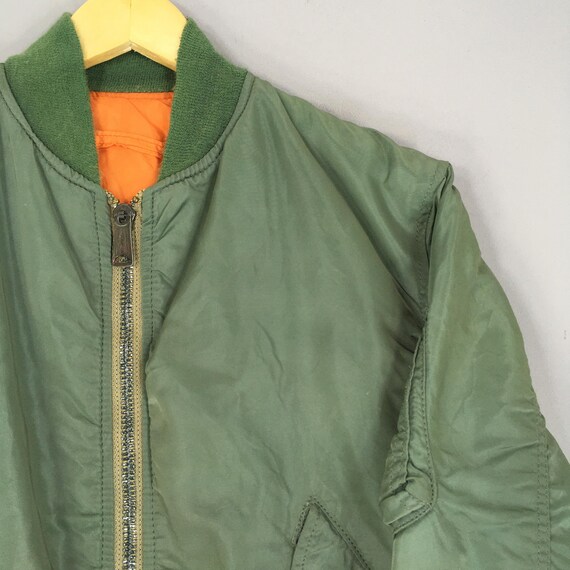 Vintage 90s Alpha Industries Usaf MA-1 Bomber Flight Jacket