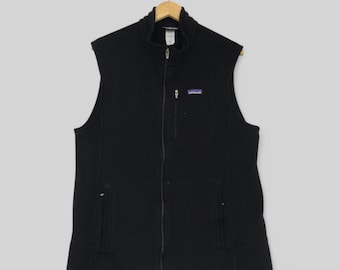 Vintage Patagonia Polartec Zipper Vest Sweater XLarge Patagonia Zip Up Fleece Pullover Patagonia Outdoor Warmer Sleeveless Jacket Size XL
