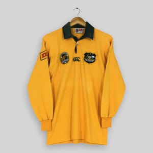 カンタベリー ラガーシャツ ワラビーズ オーストラリア レトロ　ヴィンテージ 90's カンタベリー ワラビーズ オーストラリア代表 ラガーシャツ