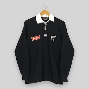 90s Canterbury of New Zealand Rugby Polos Short Sleeve