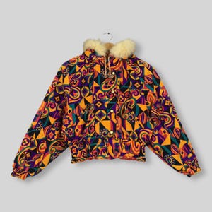 Vintage Descente Japan Reversible Ski Wear Jacket Small Descente Japan Skiing Cold Weather Bomber Jacket Winter Hoodie Retro Jacket Size S