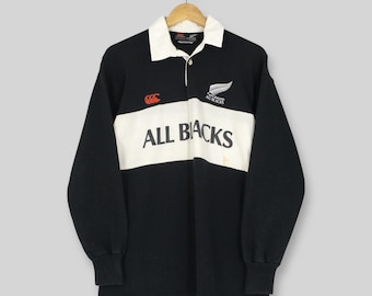 Canterbury ラガーシャツ All Blacks ラグビー フットボール カンタベリー ラガーシャツ 長袖 メンズ レディース canterbury