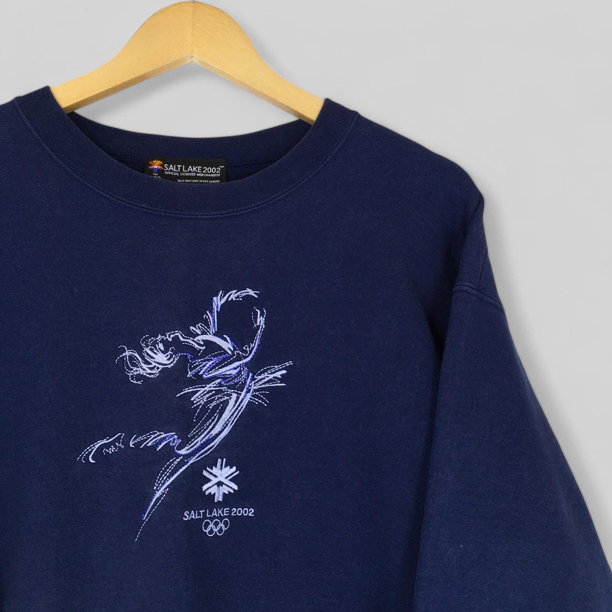 Vintage 2002 Winter Olympics Salt Lake Sweatshirt Medium XIX