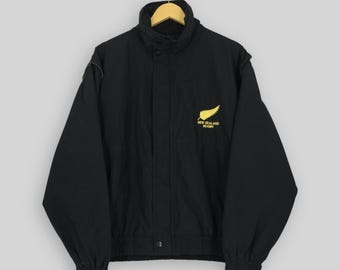 Vintage New Zealand Rugby All Blacks Bomber Jacket Large