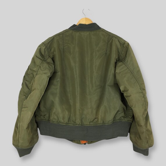 Vintage 90s Alpha Industries Usaf MA-1 Bomber Flight Jacket