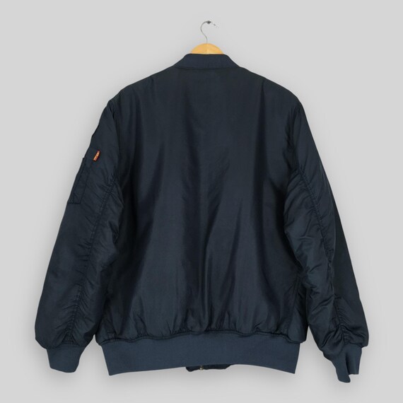 ジャケット・アウター 90s ALPHA MA-1 flight jacket navy 90s】USA製 ALPHA MA-1 フライトジャケット ネイビー 90's ALPHA
