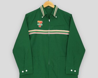 Vintage 7-eleven Uniform Workers Shirt Large 7 Eleven Convenience
