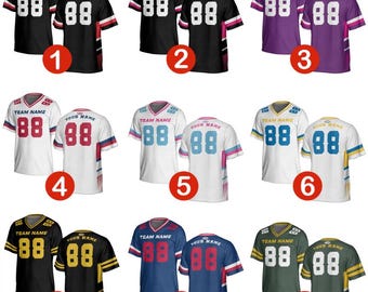 Camiseta de fútbol personalizada, nombre y número a medida, camiseta de aficionado del equipo.