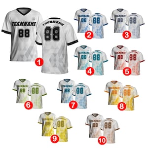 Personalized Team Name Football Jersey Custom Jersey For Men Women Football Jersey Personalized Shirts Short Sleeve Baseball Jerseys