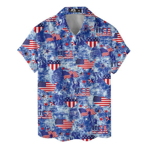 Bhlounplo Men's Vintage Hawaiian Shirt – Route 66 Classic Car Print, Quick Dry Wrinkle Free (Pink, XL)