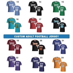 Personalized Team Name Football Jersey Custom Jersey For Men Women Football Jersey Personalized Shirts Short Sleeve Baseball Jersey 2133