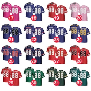 Personalized Team Name Football Jersey Custom Jersey For Men Women Football Jersey Personalized Shirts Short Sleeve Baseball Jersey 3171